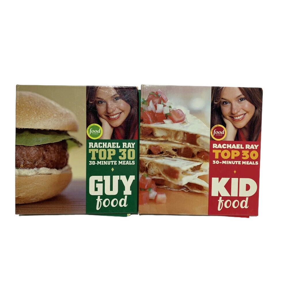 Rachael Ray Top 30 30-Minute Meals Kid Food & Guy Food Spiral Bound HC